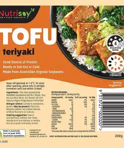 Teriyaki Tofu 200g Nutrisoy