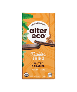 Salted Caramel Truffle Thins Alter Eco 84g