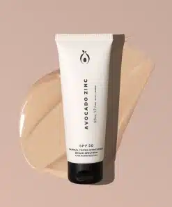 SPF50 Tinted Sunscreen Light-Medium 50ml Avocado Zinc