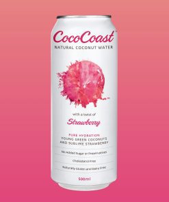 Strawberry COCONUT WATER 500ML Coco Coast