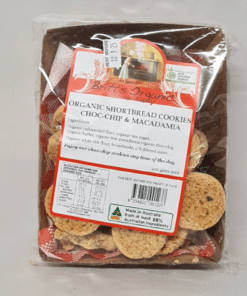 Choc-Chip Macadamia Cookies 200g Britts Organic Artisan