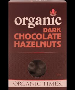 Dark Chocolate Hazelnuts 150g Organic Times