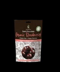 Dark Chocolate Strawberries 125g Dr Superfoods