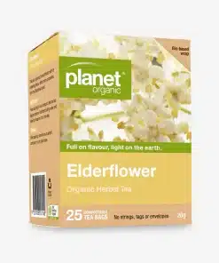 Elderflower Tea 25 Bags Planet Organic