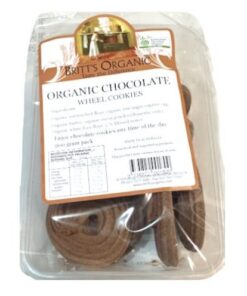 GF Chocolate Wheel Cookies 200g Britts Organic Artisan Bakery