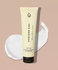 Natural Body Sunscreen 200ml SPF30 Avocado Zinc