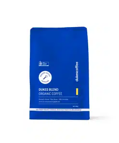 Organic Coffee Dukes Blend Espresso 200g Dukes Coffee