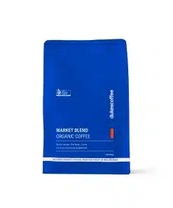 Organic Coffee Market Blend Stovetop 200g Dukes Coffee
