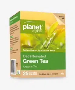 Organic Decaffinated Green Tea 25tbgs Planet Organic