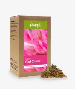 Organic Red Clover Loose Leaf Tea 25g Planet Organic