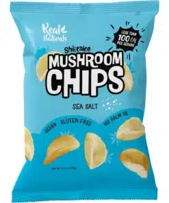 Shiitake Mushroom Chips Sea Salt 32g Real Naturals