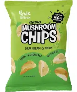 Shiitake Mushroom Chips Sour Cream and Onion 32g Real Naturals