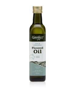Cold Pressed Flaxseed Oil 375ml Plenty