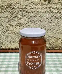 Glass Jar Honey 500g Pomona Honey
