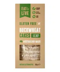 Buckwheat Cakes Hemp 110g Eat to Live