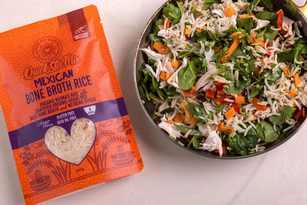 Mexican Bone Broth Rice 200g Love My Earth - Image 3