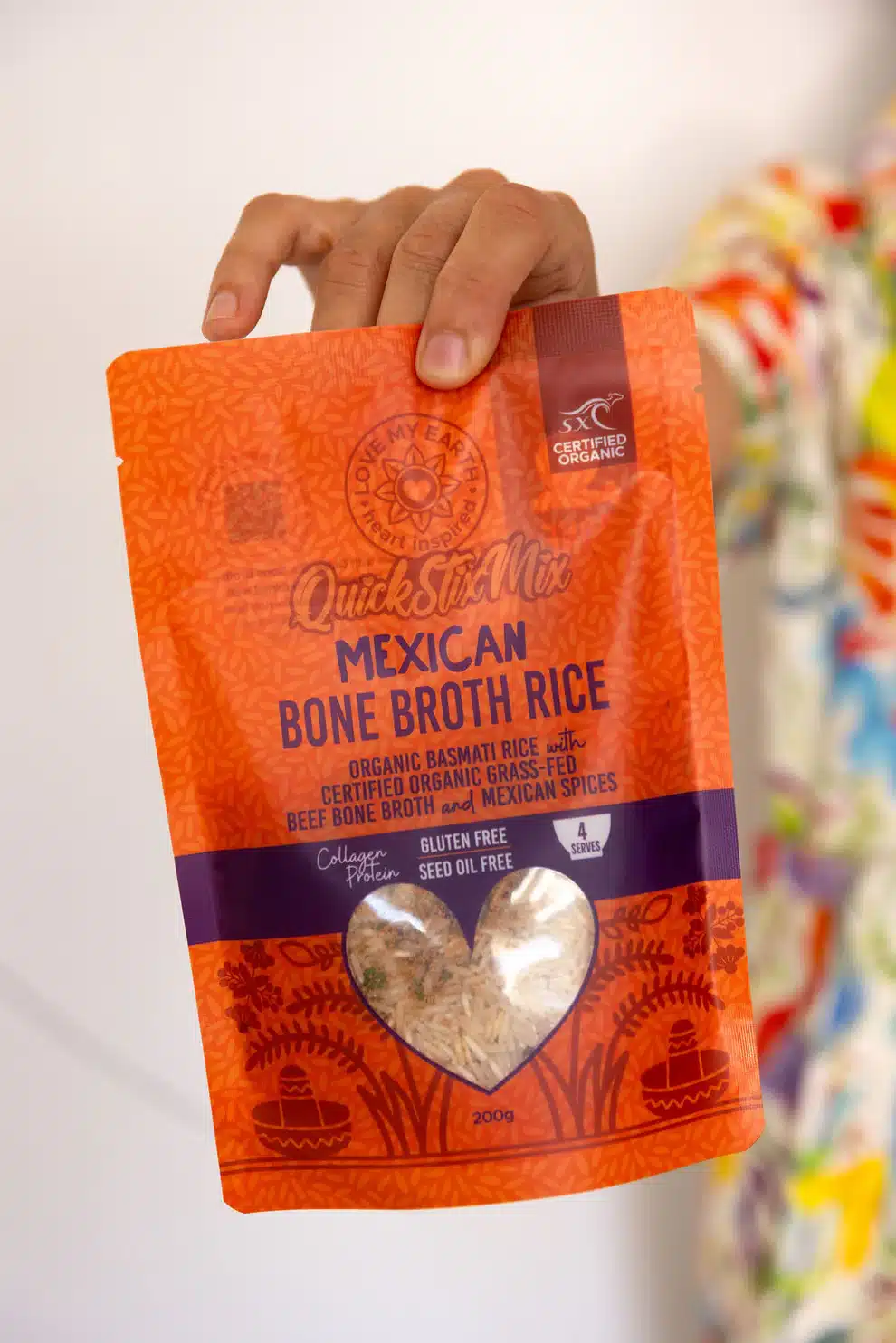 Mexican Bone Broth Rice 200g Love My Earth - Image 4