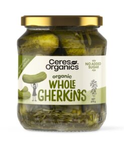 Organic Sliced Gherkins 670g Ceres Organics