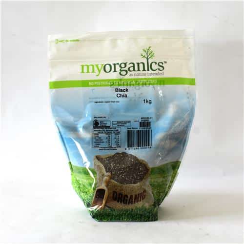 Black Chia Seeds 1kg My Organics