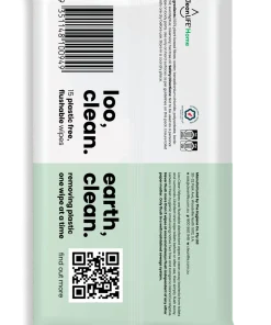 Alternative view of Loo Clean Flushable Plastic Free Wipes 15pk CleanLife