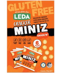 Cracker Miniz Chick'n 6pk 150g Leda