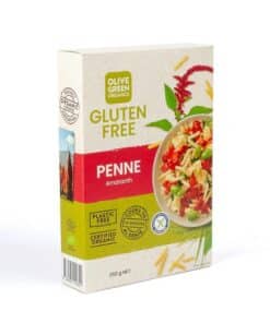 Gluten Free Amaranth & Rice Penne 250g Olive Green Organics