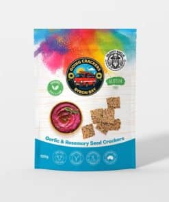 Gluten Free Garlic Rosemary 120g Going Crackers