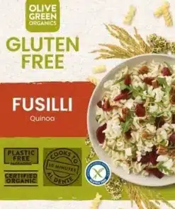 Gluten Free Organic Quinoa & Rice Pasta Fusilli 250g Olive Green Organics