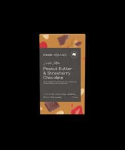 Peanut Butter & Strawberry Mylk Chocolate 120g Pana Organic