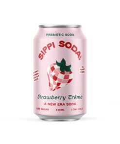 Strawberry Creme 330ml Sippi Soda