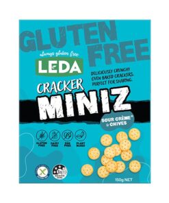 Cracker Miniz Sour Creme & Chives 150g Leda
