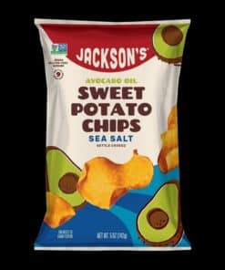 Avocado Oil Sea Salt Sweet Potato Chips 142g Jacksons