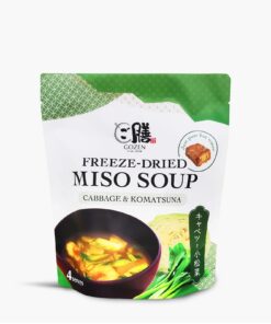 Freeze Dried Miso Soup Cabbage & Komatsuna 4 Serves Gozen