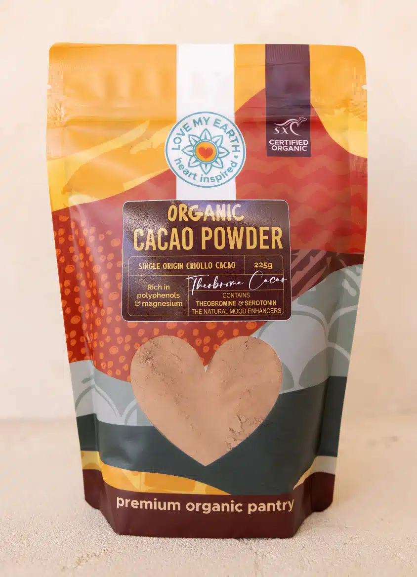 Organic Cacao Powder 225g Love My Earth