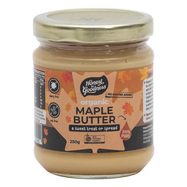 Organic Maple Butter 250g Honest to Goodness