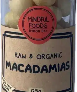 Organic Raw Macadamia Nuts 260g Mindful Foods