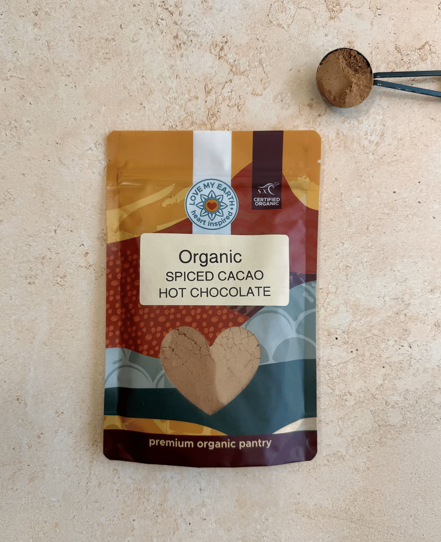 Organic Spiced Cacao Hot Chocolate 225g Love My Earth