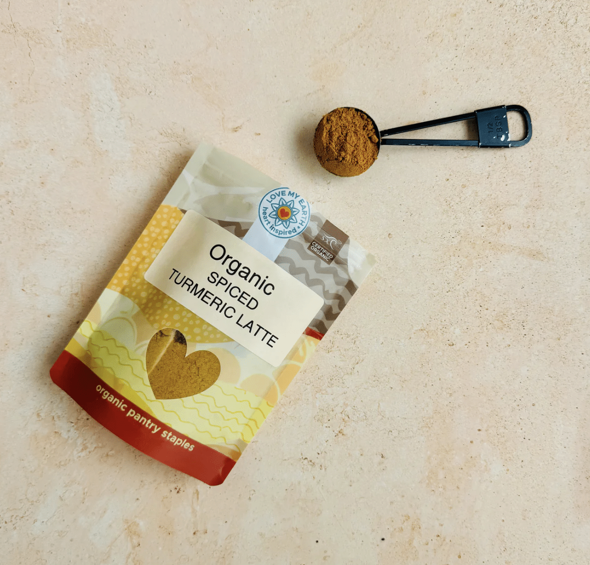 Organic Spiced Turmeric Latte 125g Love My Earth