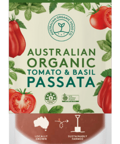 Tomato & Basil Passata 500g Australian Organic Food Co