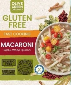 GF R&W Quinoa Macaroni 250g Olive Green Organics