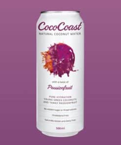 CocoCoast Coconut Water 6 Pack Passionfruit