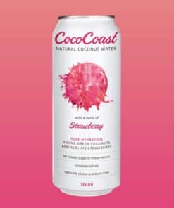 CocoCoast Coconut Water 6 Pack Strawberry
