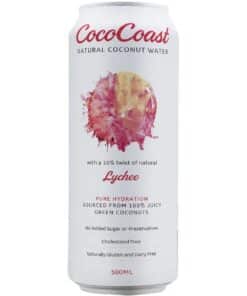 CocoCoast Coconut Water 6 Pack Lychee