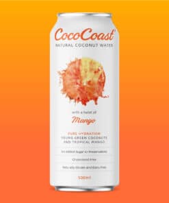 CocoCoast Coconut Water 6 Pack Mango