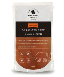 Grass-fed Grass Fed Beef Bone Broth 500g Stockman Steaks