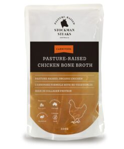 Pasture Raised Chicken Bone Broth 500g Stockman Steaks